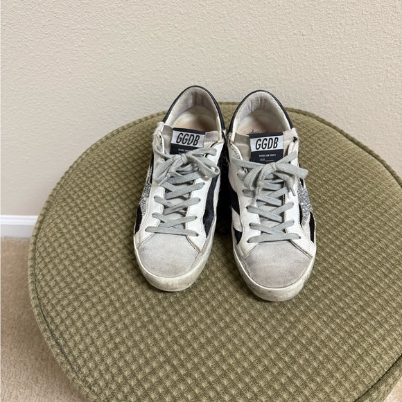 Golden Goose Deluxe Brand Black and White Sneakers - Picture 3 of 9